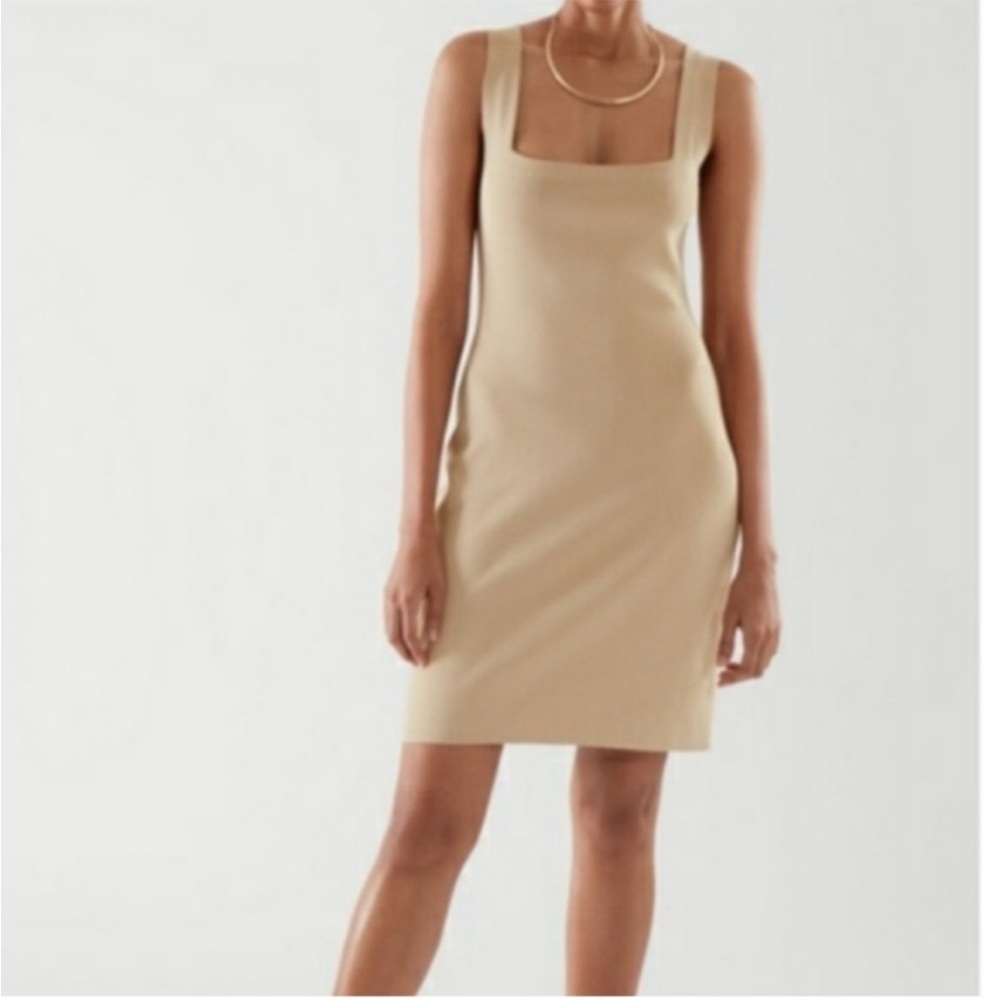 NWT COS Square Neck Tube Dress XS